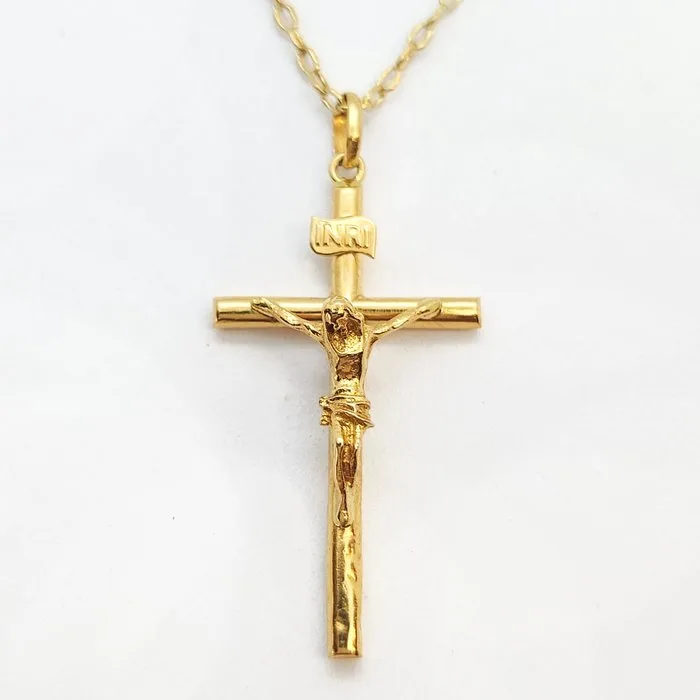 Necklace with pendant - 18 kt. Yellow gold