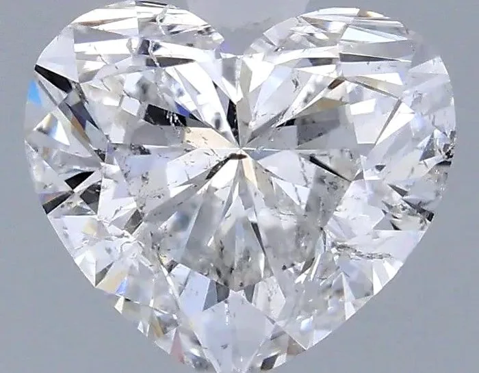 1 pcs Diamond (Natural) - 0.63 ct - Heart - E - SI2 - HRD Antwerp - *VG None*