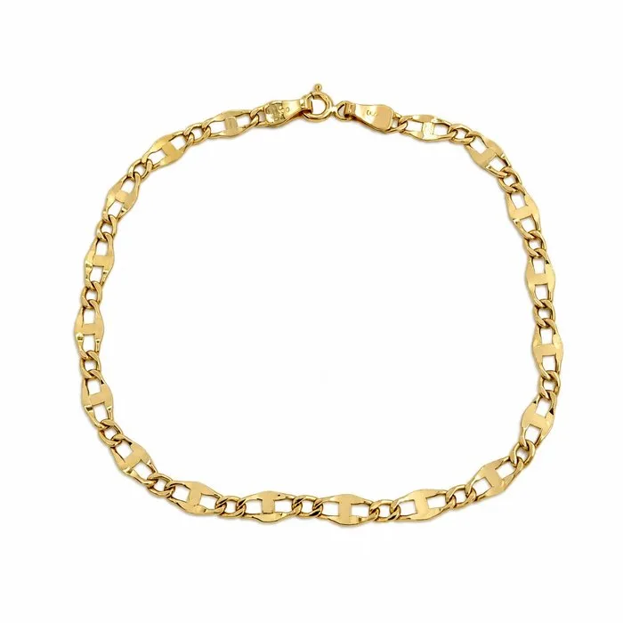 Bracelet - 18 kt. Yellow gold - Handmade - Made in Italy