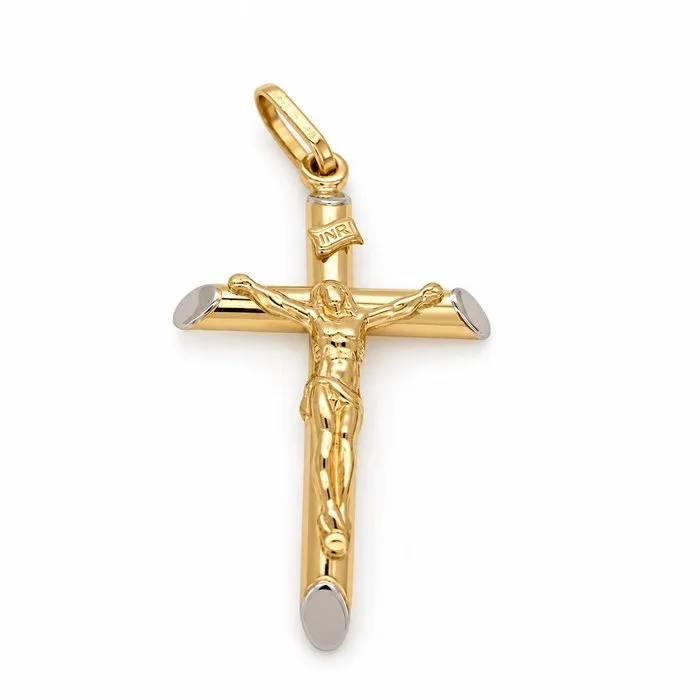Pendant - 18 kt. Yellow gold - Made in Italy - Handmade