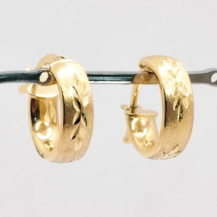Earrings - 18 kt. Yellow gold