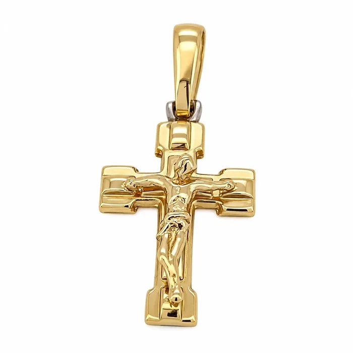 Pendant - 18 kt. Yellow gold - Made in Italy - Handmade