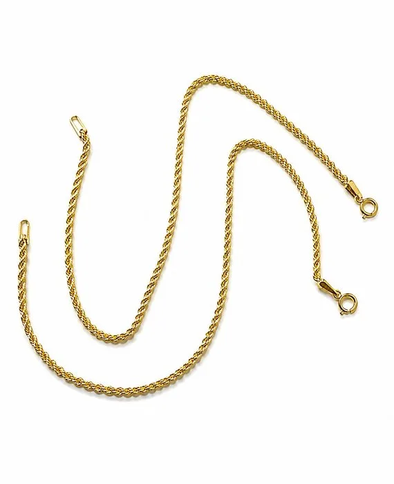 2 piece jewellery set - 18 kt. Yellow gold - 2 pcs, 18 cm - 1.50 g total