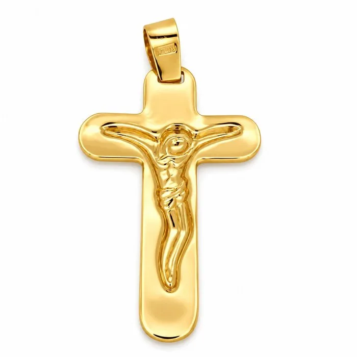 Pendant - 18 kt. Yellow gold - Made in Italy - Handmade