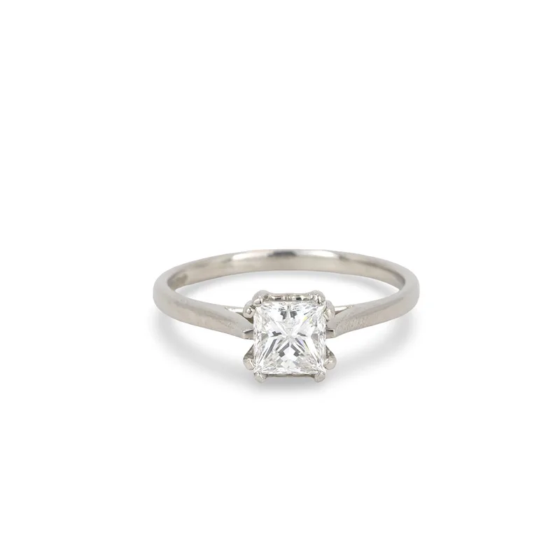 Platinum Diamond Solitaire Ring