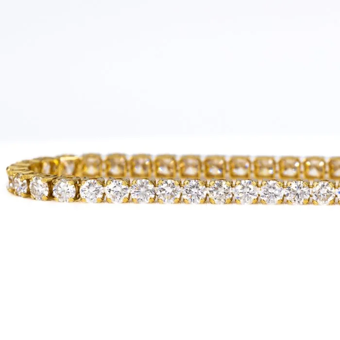 Bracelet - 18 kt. Yellow gold - 3.06ct. tw. Diamond (Natural) - GWLab