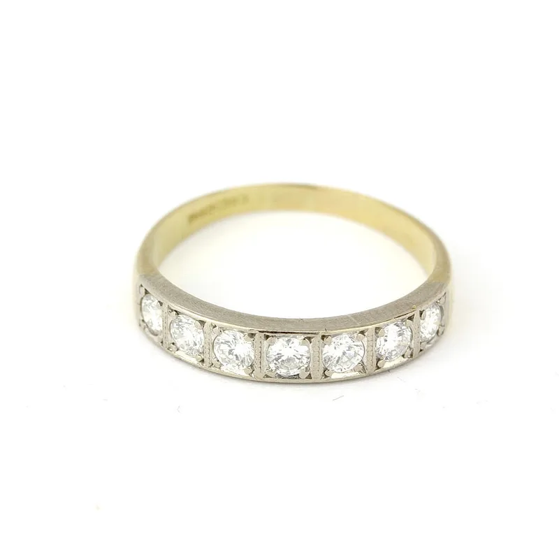 18CT Diamond Half Eternity Ring