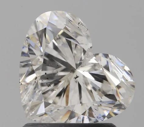 1 pcs Diamond (Natural) - 1.50 ct - Heart - G - SI2 - International Gemological Institute (IGI)