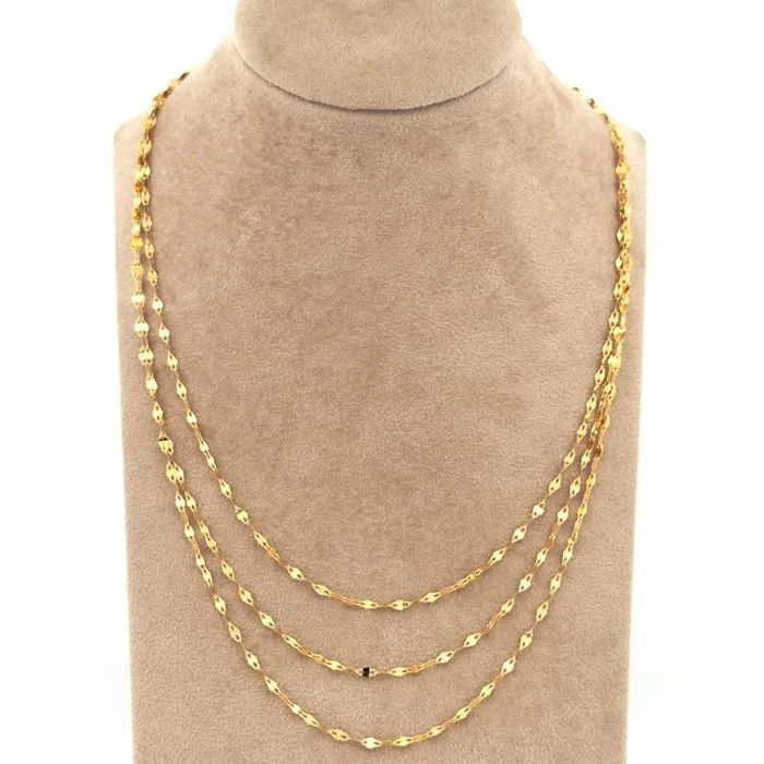 Necklace - 18 kt. Yellow gold - Made in Italy