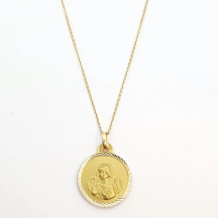 Necklace with pendant - 18 kt. Yellow gold