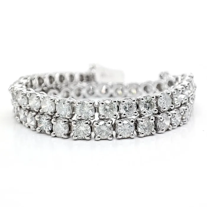 Bracelet - 14 kt. White gold - 4.82ct. tw. Diamond (Natural)