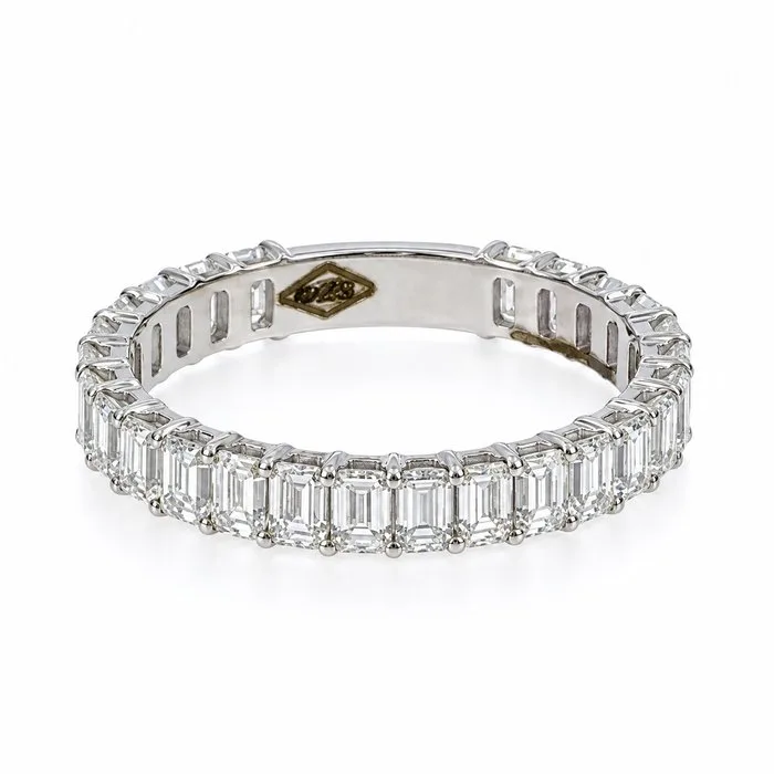 Ring - 14 kt. White gold - 2.06ct. tw. Diamond (Lab-grown)