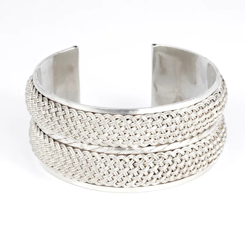 Heavy Silver Bangle