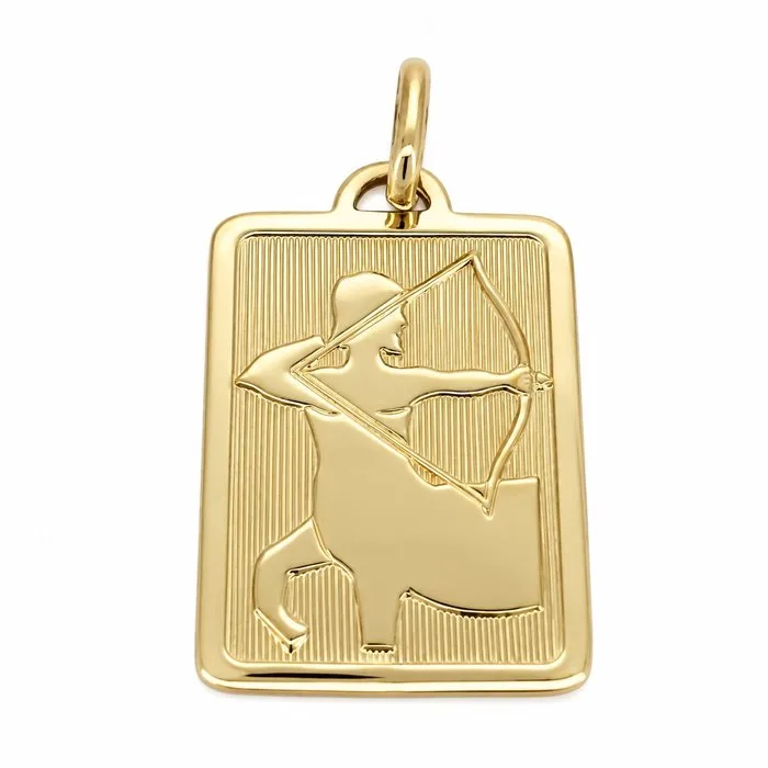 Pendant - 18 kt. Yellow gold - Made in Italy - Handmade