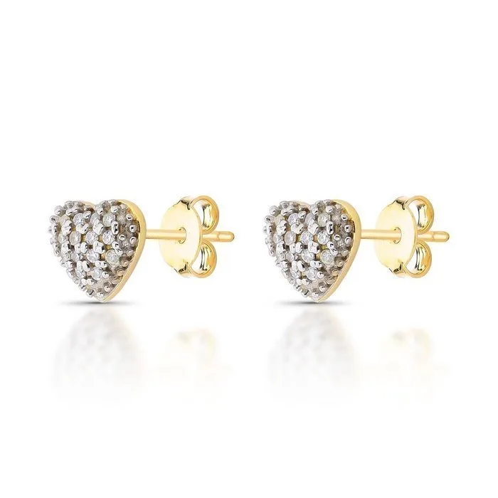 Earrings - 14 kt. Yellow gold - 0.42ct. tw. Diamond (Natural) - 2.036