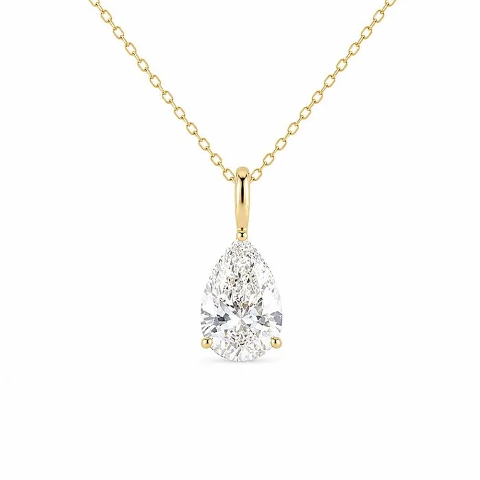 Necklace - 14 kt. Yellow gold - 2.08ct. tw. Diamond (Lab-grown)