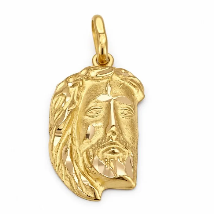 Pendant - 18 kt. Yellow gold - Made in Italy - Handmade