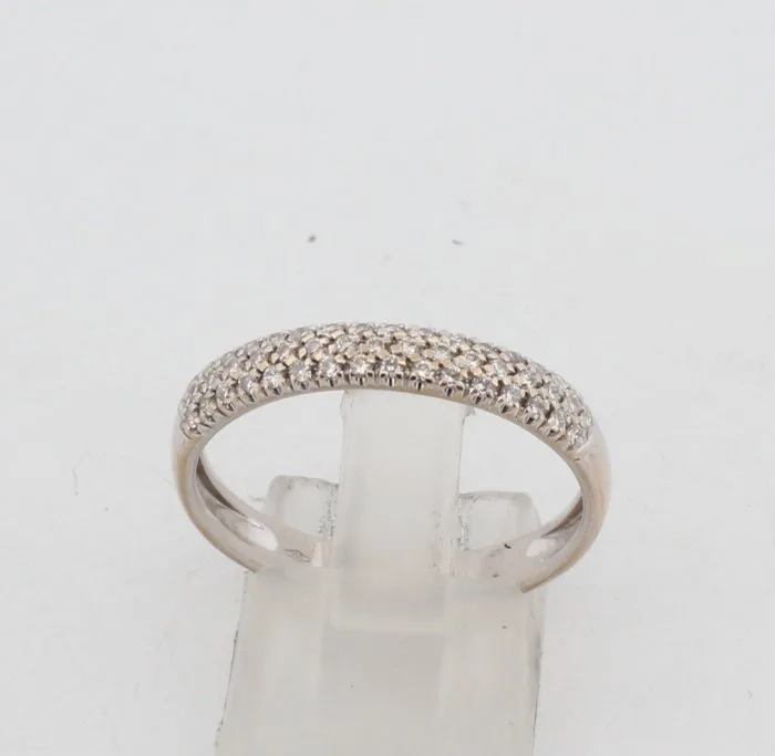 Ring - 18 kt. White gold Diamond (Natural)