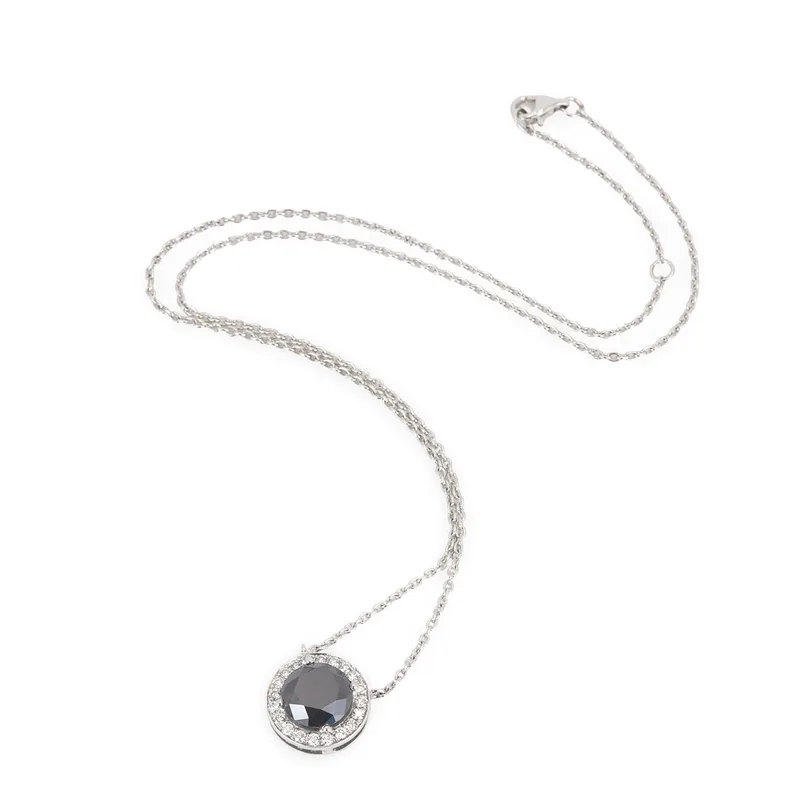 18CT Gold Diamond & Tourmaline Necklace