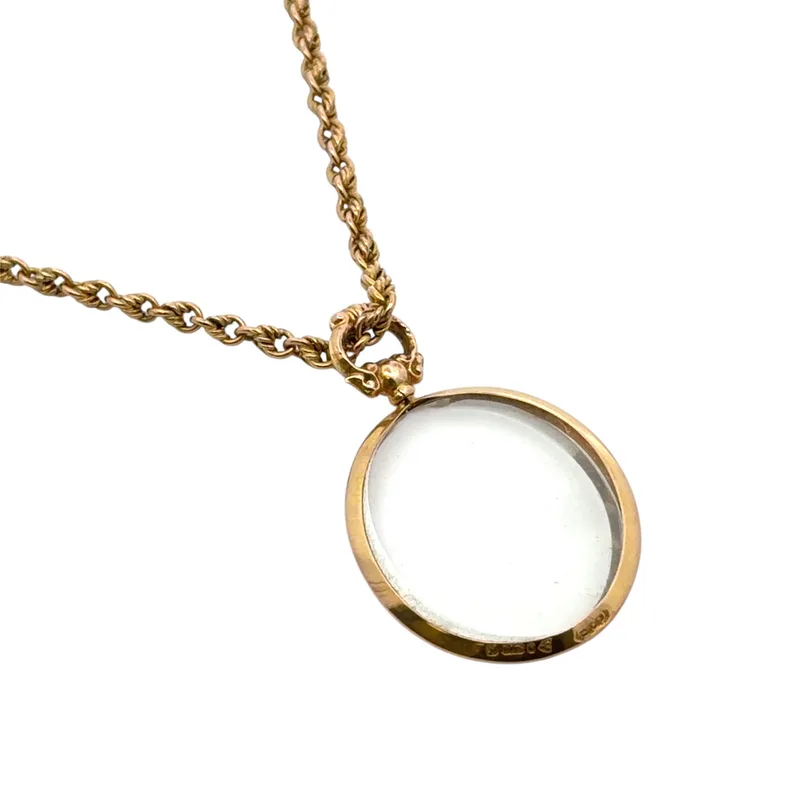 9CT Gold Glazed Pendant Necklace
