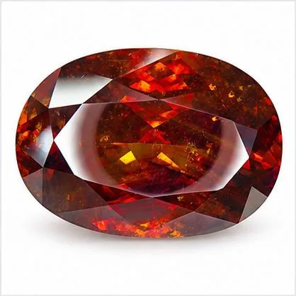 1 pcs Red, Orange Sphalerite - 156.24 ct - International Colored Gemstone Association (ICA GemLab) - Museum Grade Special Gem