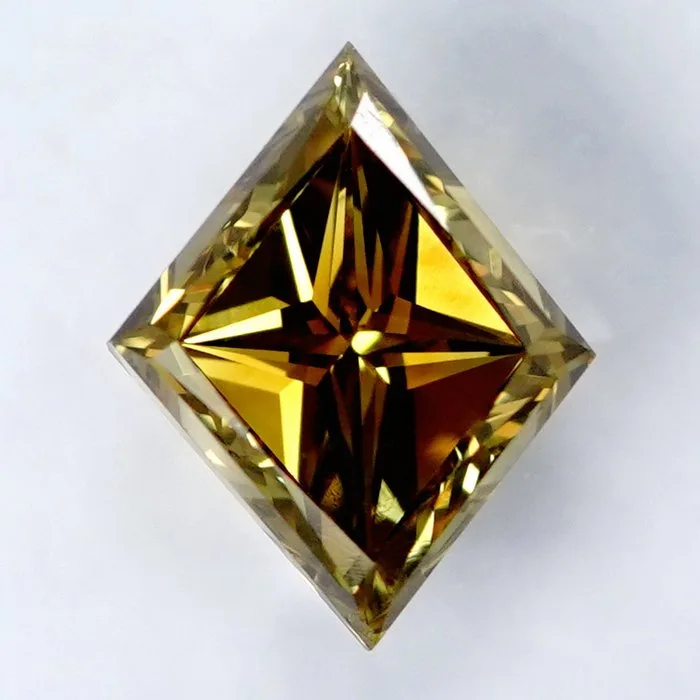 1 pcs Diamond (Natural coloured) - 1.04 ct - Fancy - Fancy intense Orangy Yellow - VS2 - International Gemological Institute (IGI)