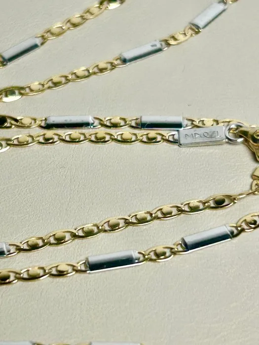 Necklace - 18 kt. Yellow gold, White gold