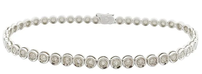 Bracelet - 18 kt. White gold Diamond (Natural)