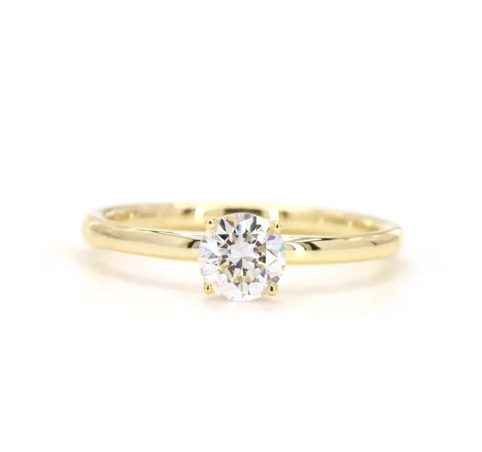 Ring - 18 kt. Yellow gold Diamond (Natural)