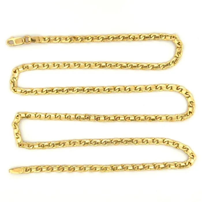 Necklace - 18 kt. Yellow gold - Made in Italy - 60 cm