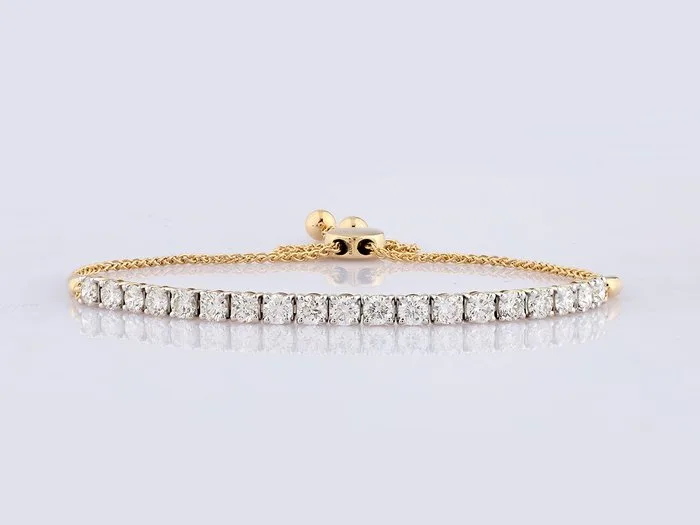 Bracelet - 14 kt. Yellow gold - 2.08ct. tw. Diamond (Lab-grown)
