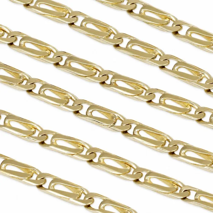 Necklace - 18 kt. Yellow gold - Made in Italy - Handmade