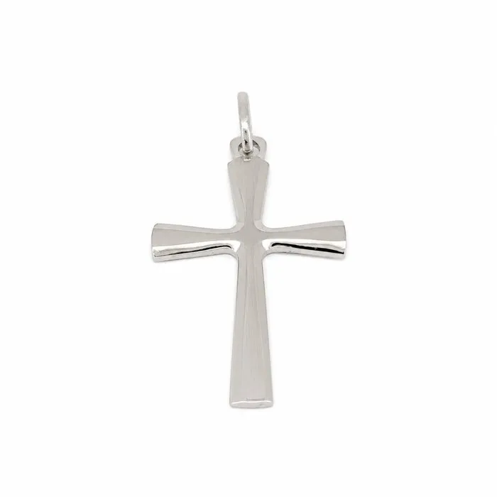 Pendant - 18 kt. White gold - Made in Italy - Handmade