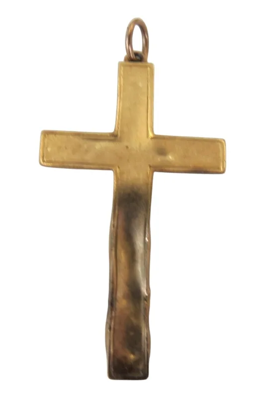 9ct Gold Cross - AF damaged 0.9g