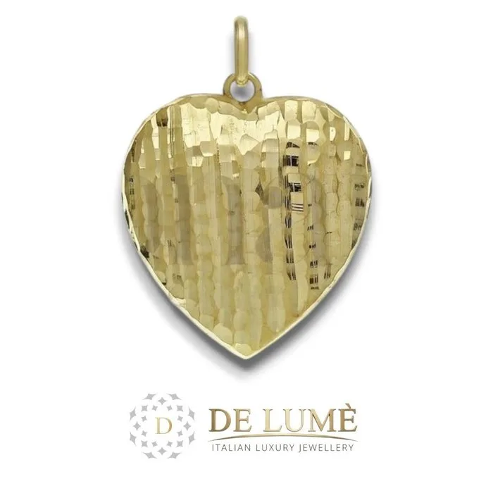 Pendant - 18 kt. Yellow gold - Diamond Heart 3.5 g