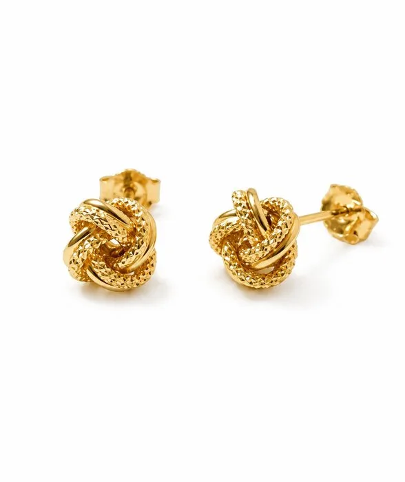 Earrings - 18 kt. Yellow gold - Knot earrings, 1.10 g