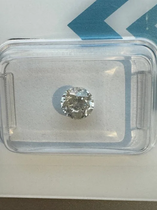 1 pcs Diamond (Natural) - 0.93 ct - Round - SI2 - International Gemological Institute (IGI) - Natural White Diamond