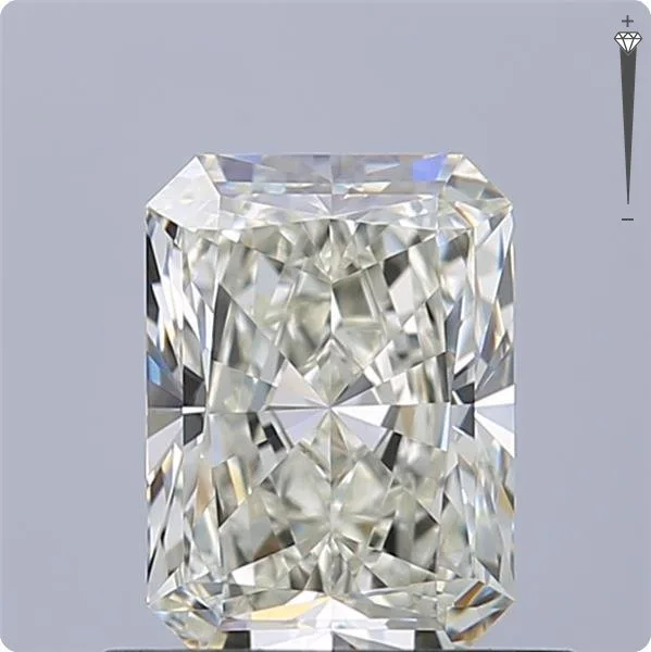1 pcs Diamond (Natural) - 0.70 ct - Radiant - K - IF - Gemological Institute of America (GIA) - Excellent Excellent
