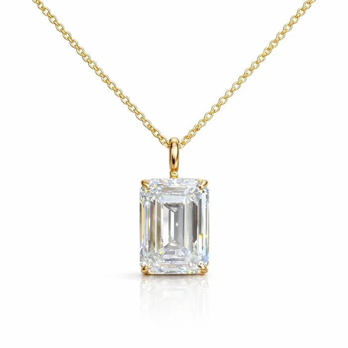 Necklace - 14 kt. Yellow gold - 10.02ct. tw. Diamond (Lab-grown)