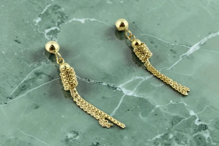 Earrings - 18 kt. Yellow gold