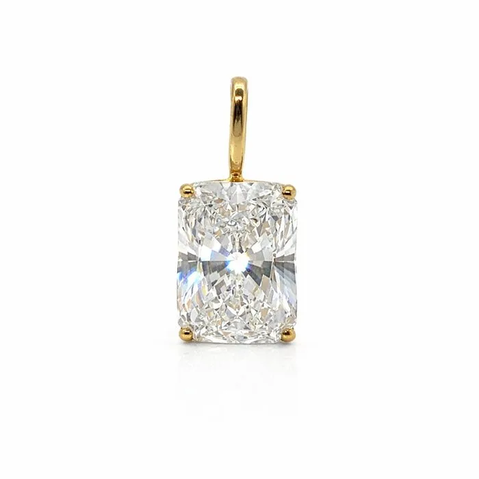 Pendant - 14 kt. Yellow gold - 5.03ct. tw. Diamond (Lab-grown)