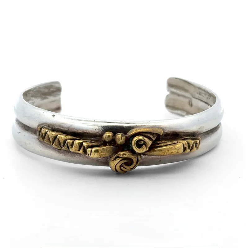 Silver and Brass Bangle