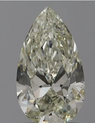 1 pcs Diamond (Natural) - 1.51 ct - Pear - I - SI1 - International Gemological Institute (IGI)