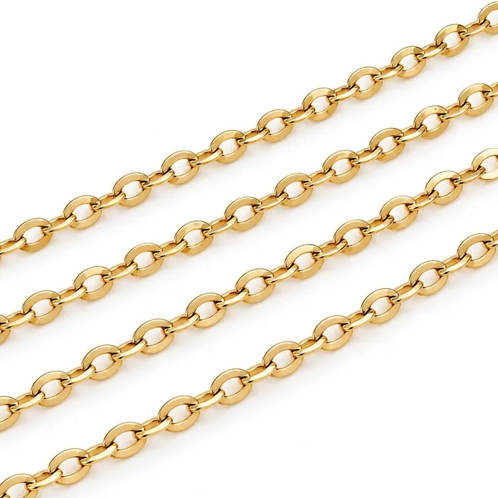 Necklace - 18 kt. Yellow gold - Made in Italy - Handmade