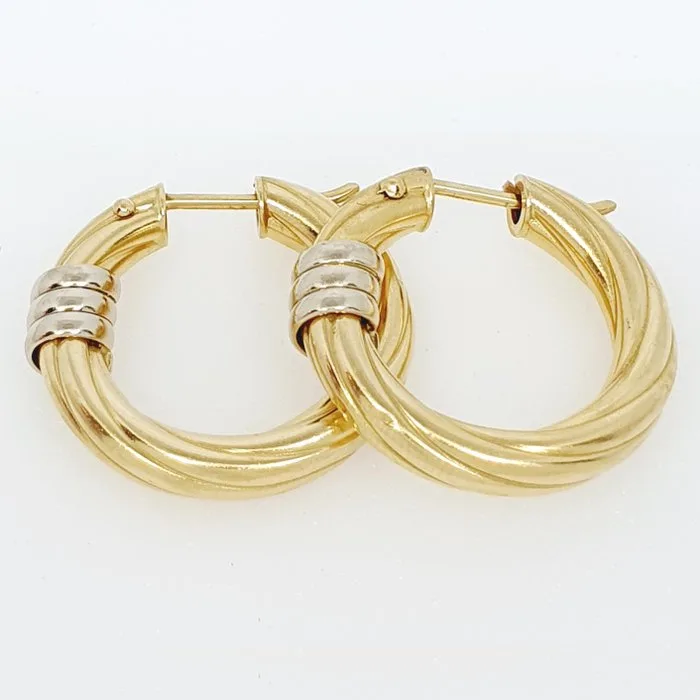 Earrings - 18 kt. Yellow gold