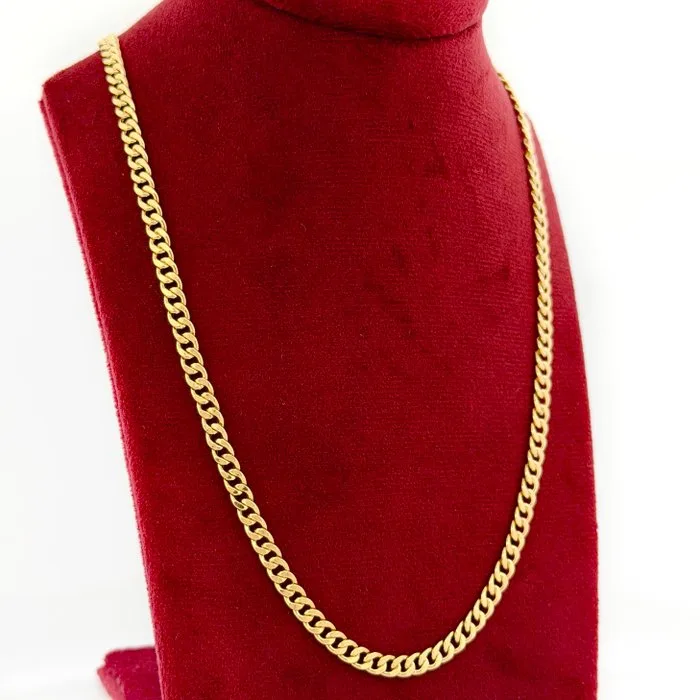 Necklace - 18 kt. Yellow gold - Cuban Link - 60 cm