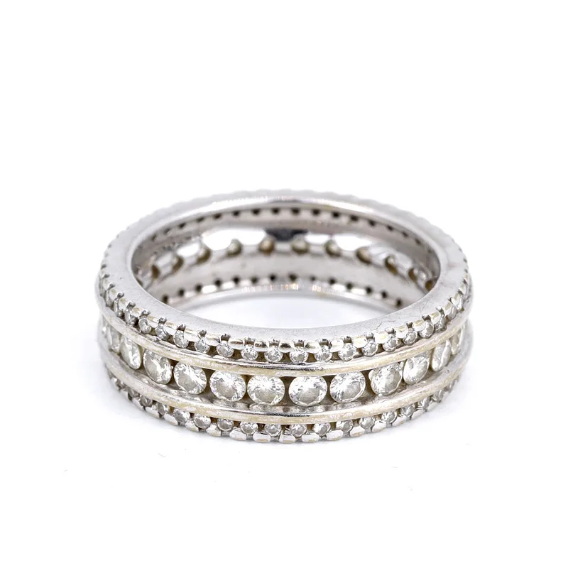 18CT Gold Diamond Full Eternity Ring