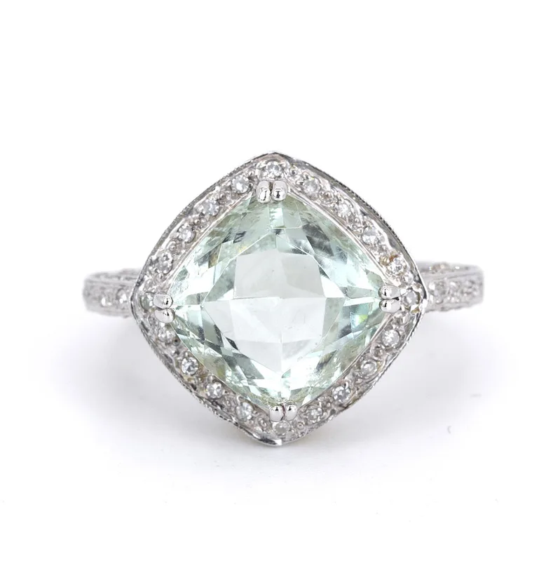 9CT Gold Gemstone Set Ring