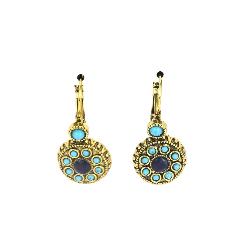 Gilt Sapphire Earrings