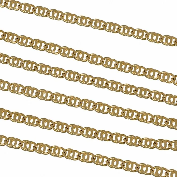 Necklace - 18 kt. Yellow gold - Made in Italy - Handmade